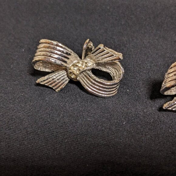 Clip-on Vintage Silver Earrings Set - Picture 7 of 12